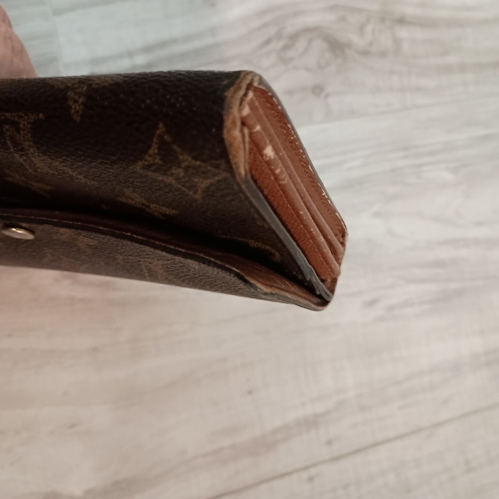Louis Vuitton Monogram Portefeiulle Sarah LongBifold Wallet Brown - Picture 4 of 13
